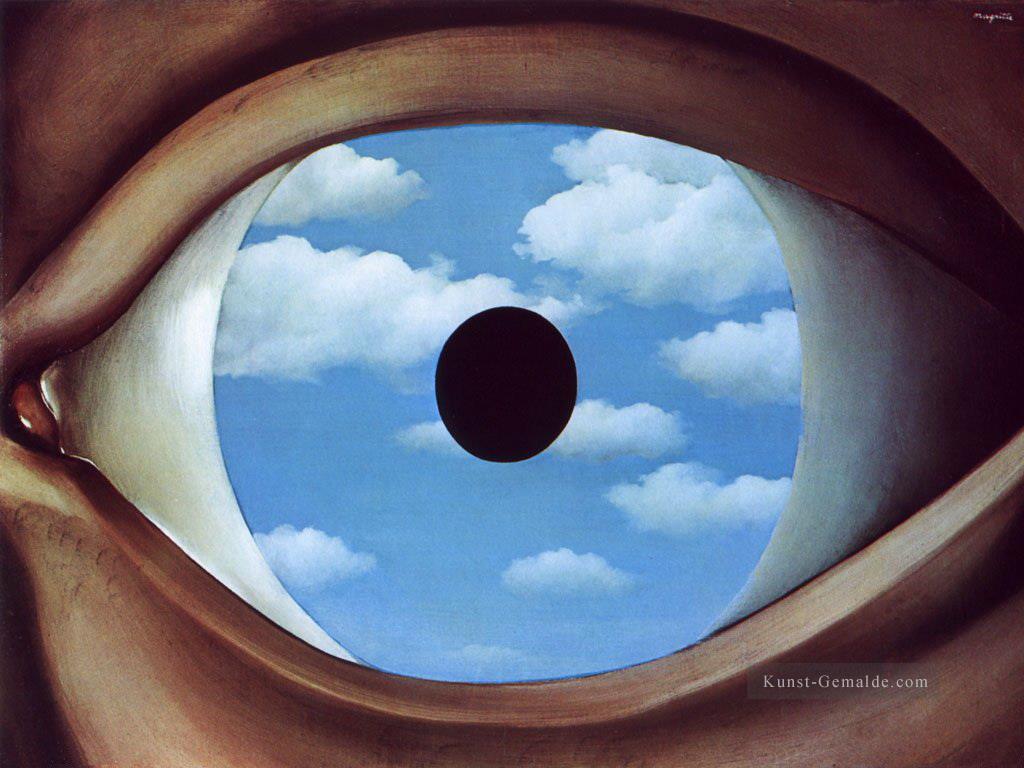 der falsche Spiegel 1928 René Magritte Ölgemälde
